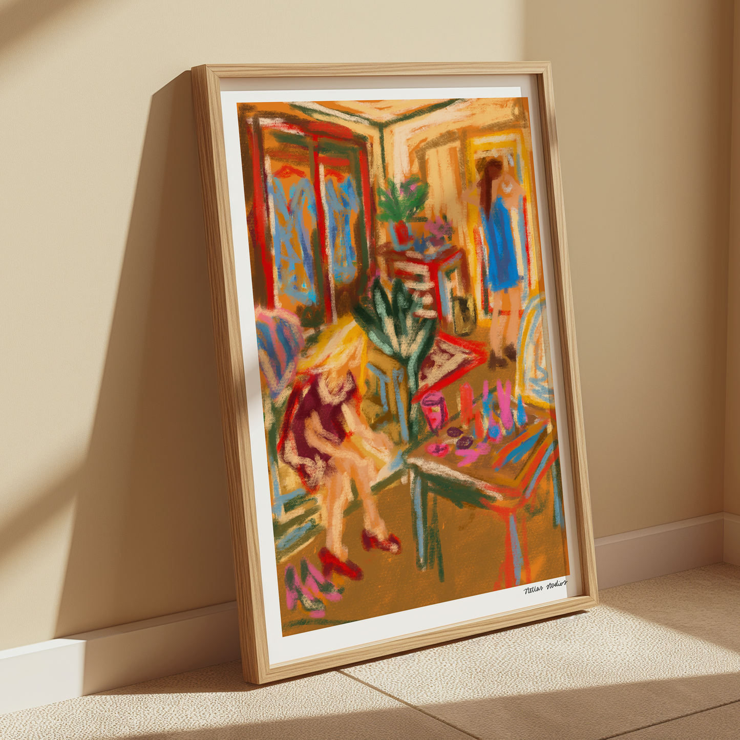 'Dressing Room' Print