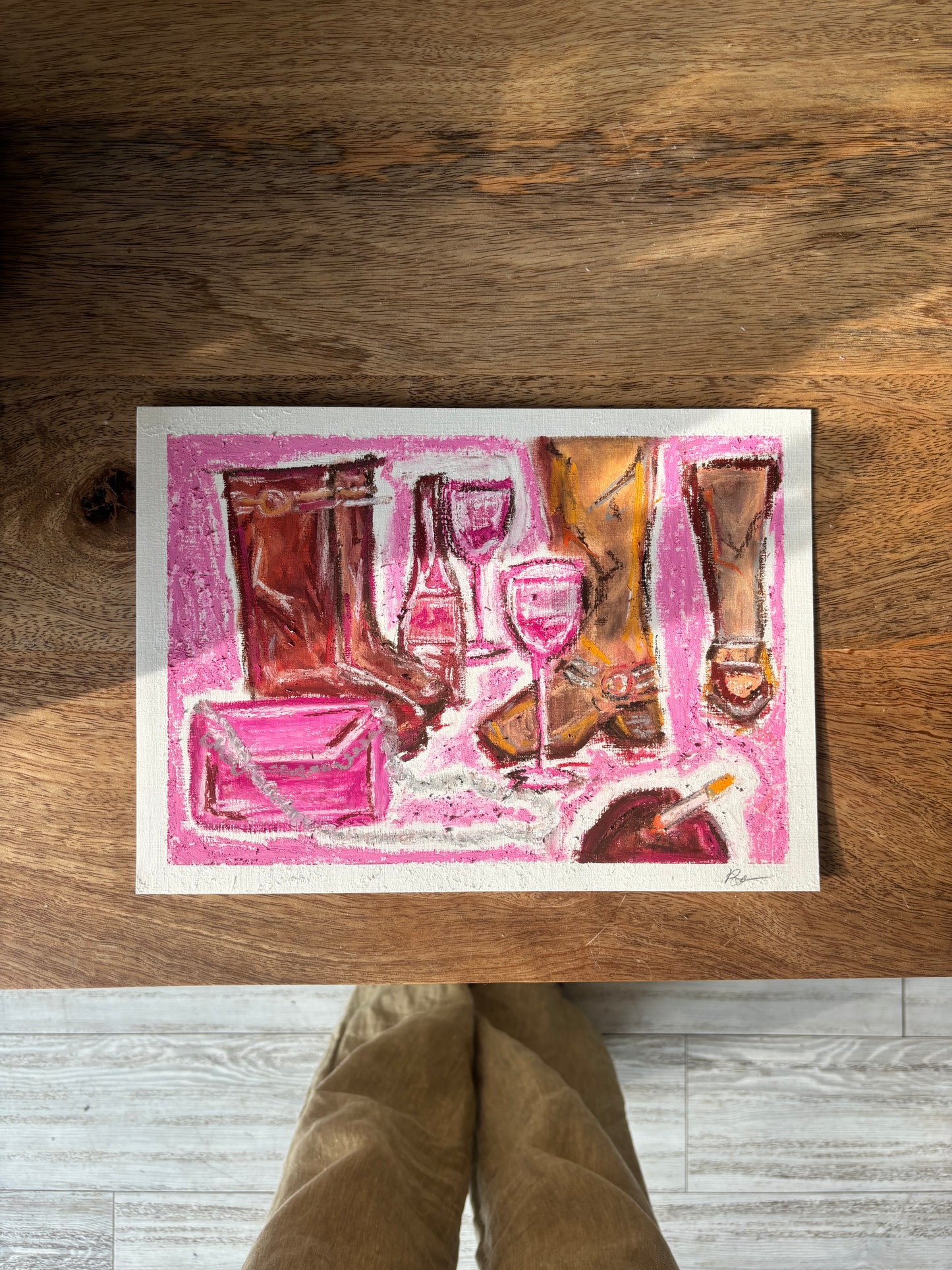 ‘A Cigarette Break’ - Original Artwork