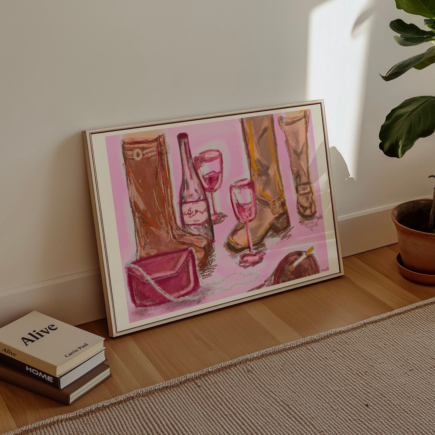 ‘A Cigarette Break’ - Print