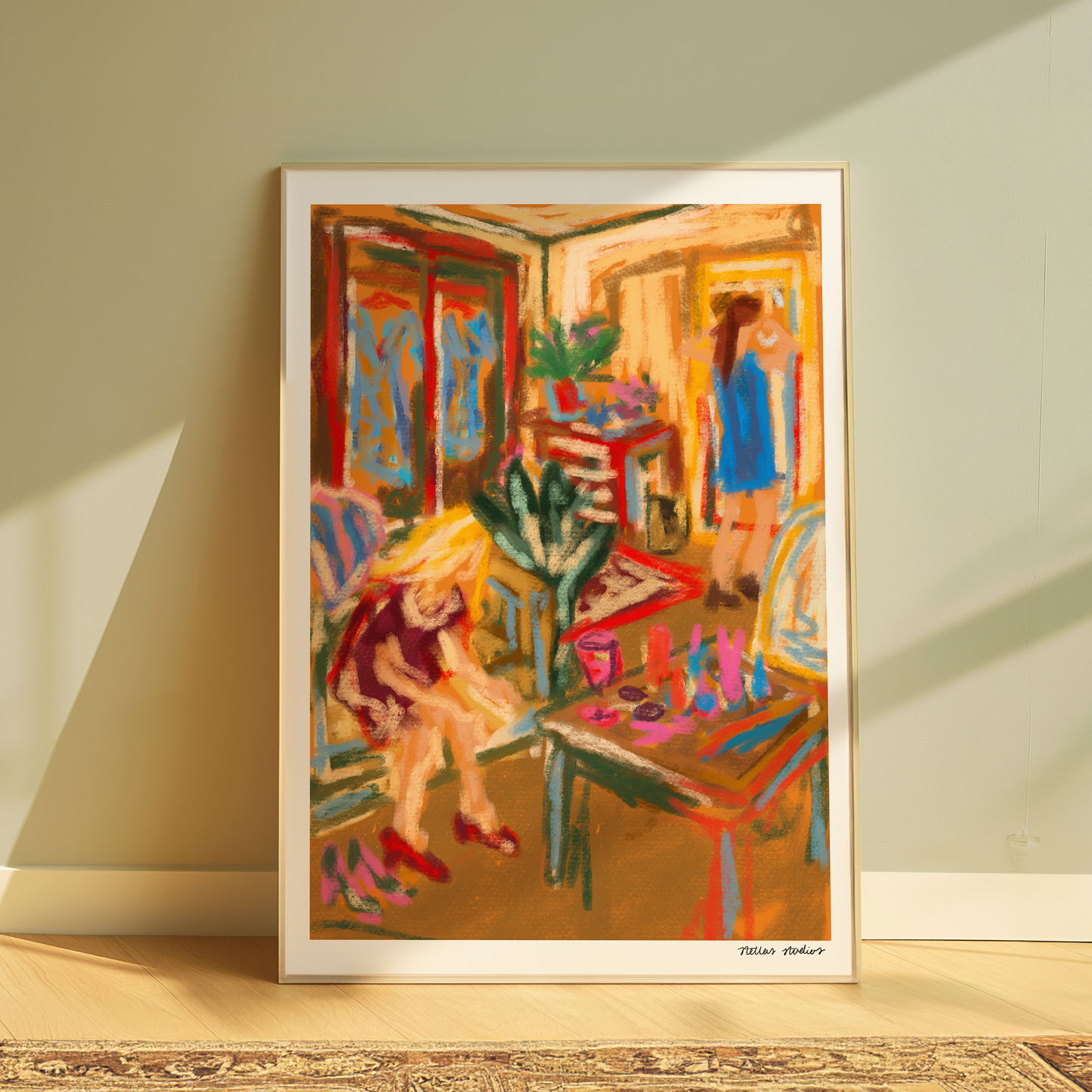 'Dressing Room' Print
