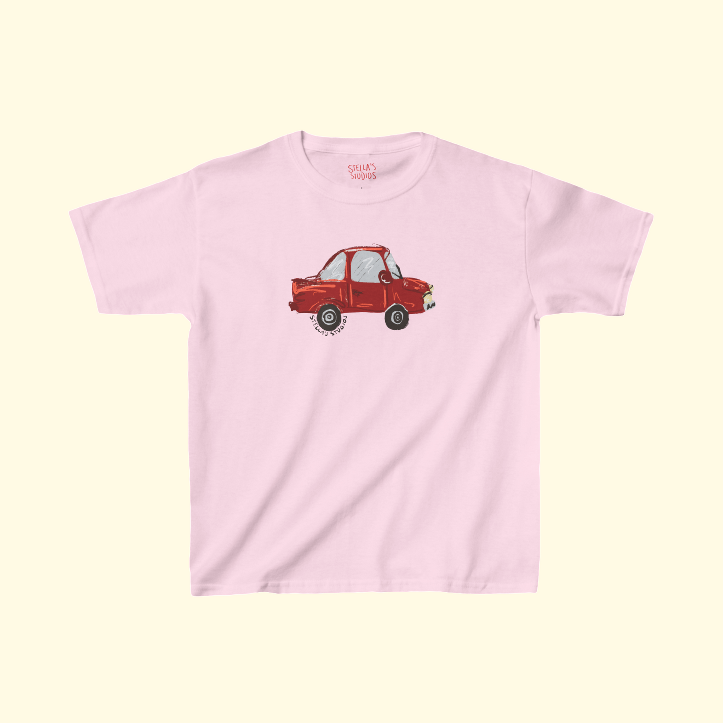 Little Red Car Women's Baby Tee