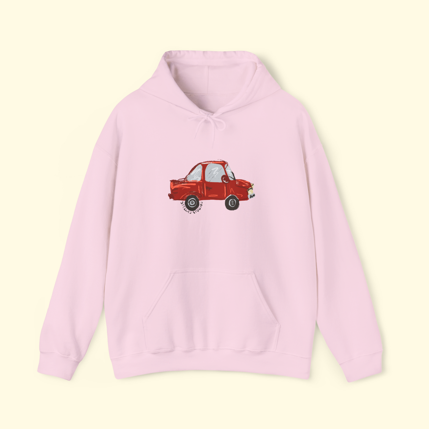 Little Red Car Hoodie