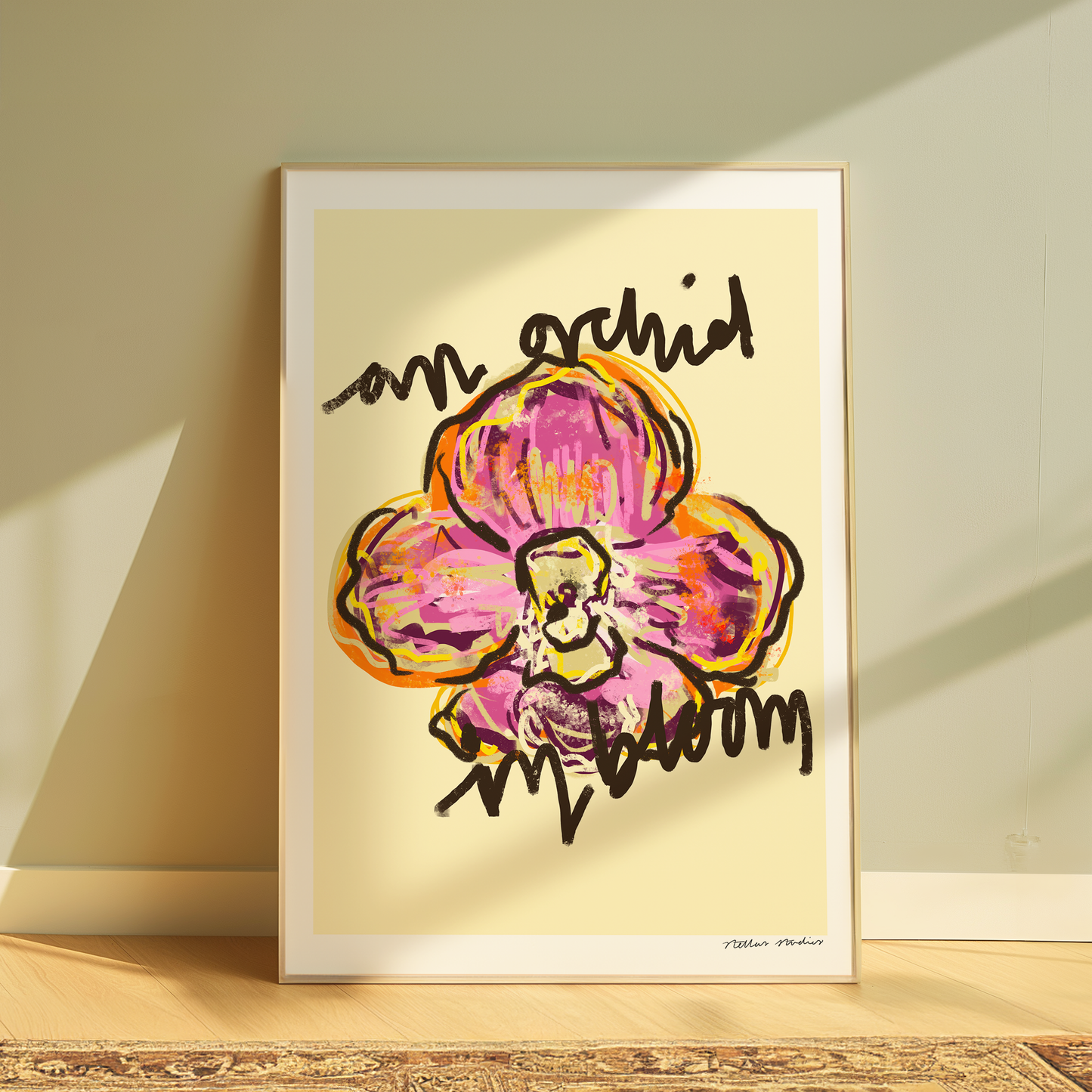 ‘An Orchid in Bloom’ Print
