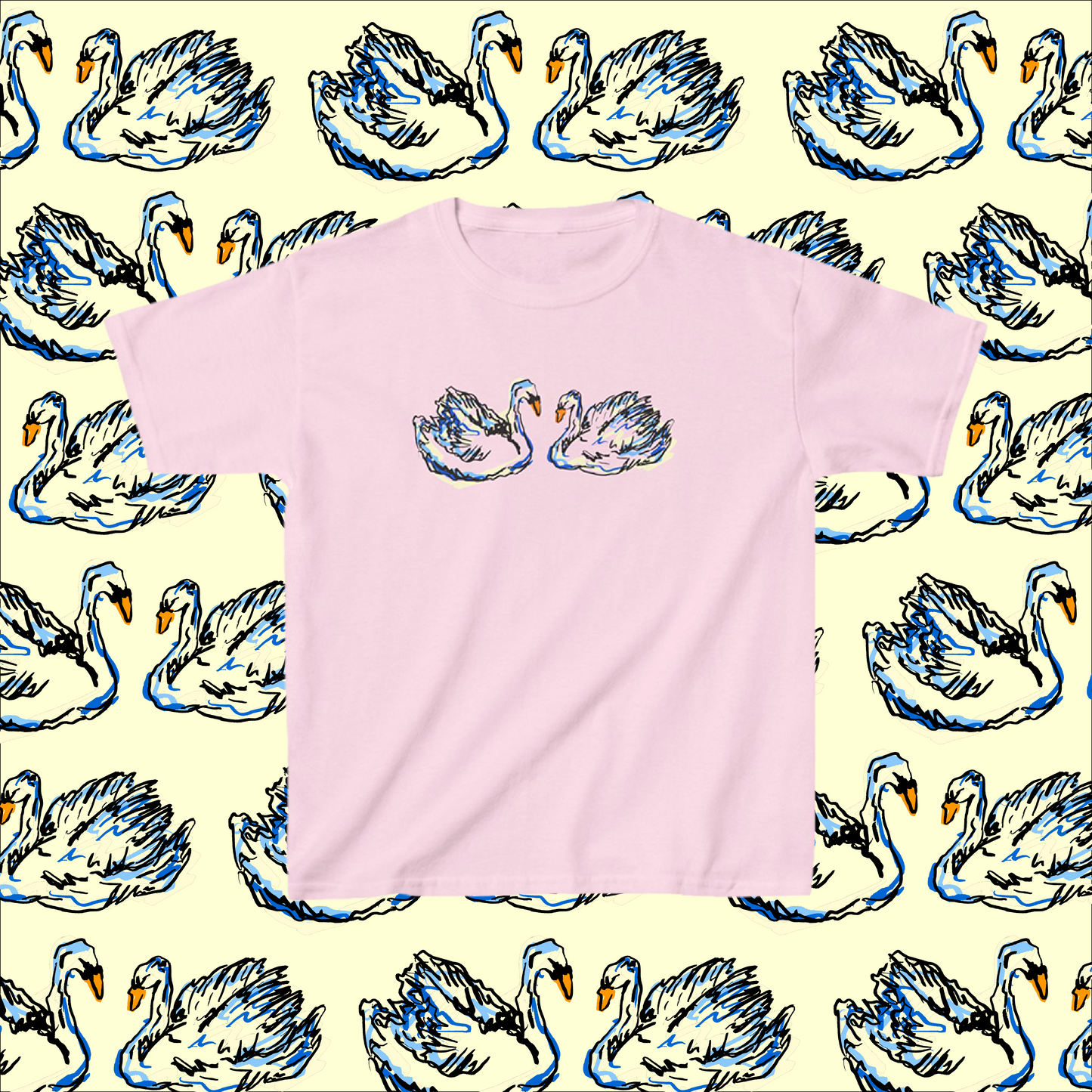 Swans Baby Tee