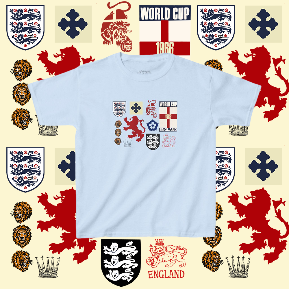 England Sticker Baby Tee