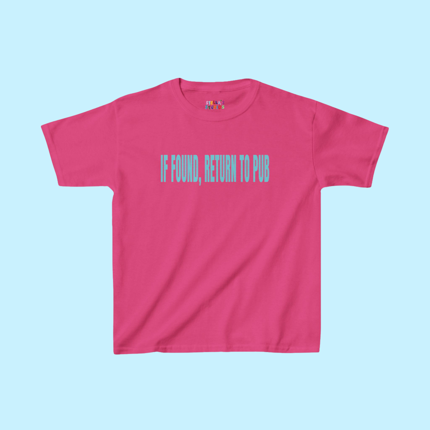 If Found, Return to Pub Slogan Baby Tee