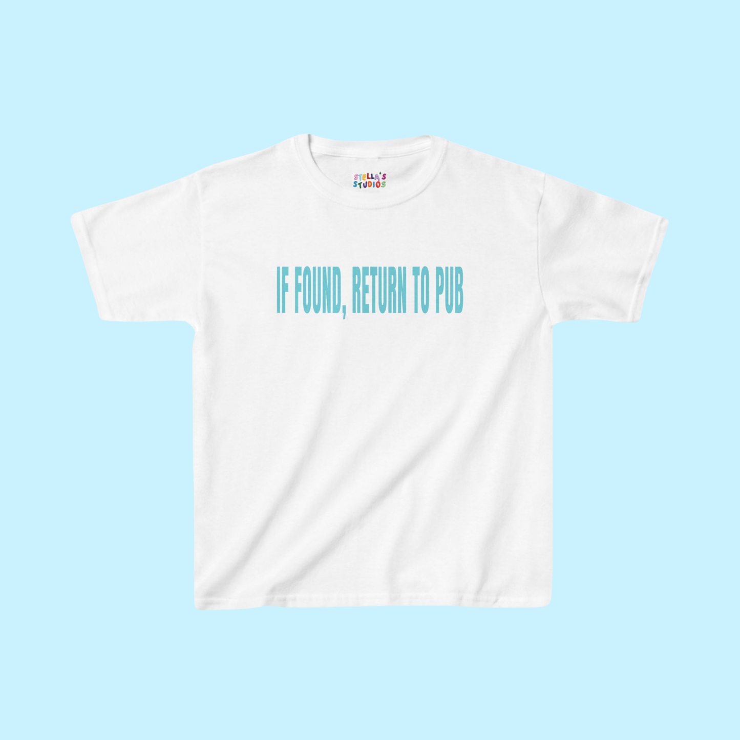 If Found, Return to Pub Slogan Baby Tee