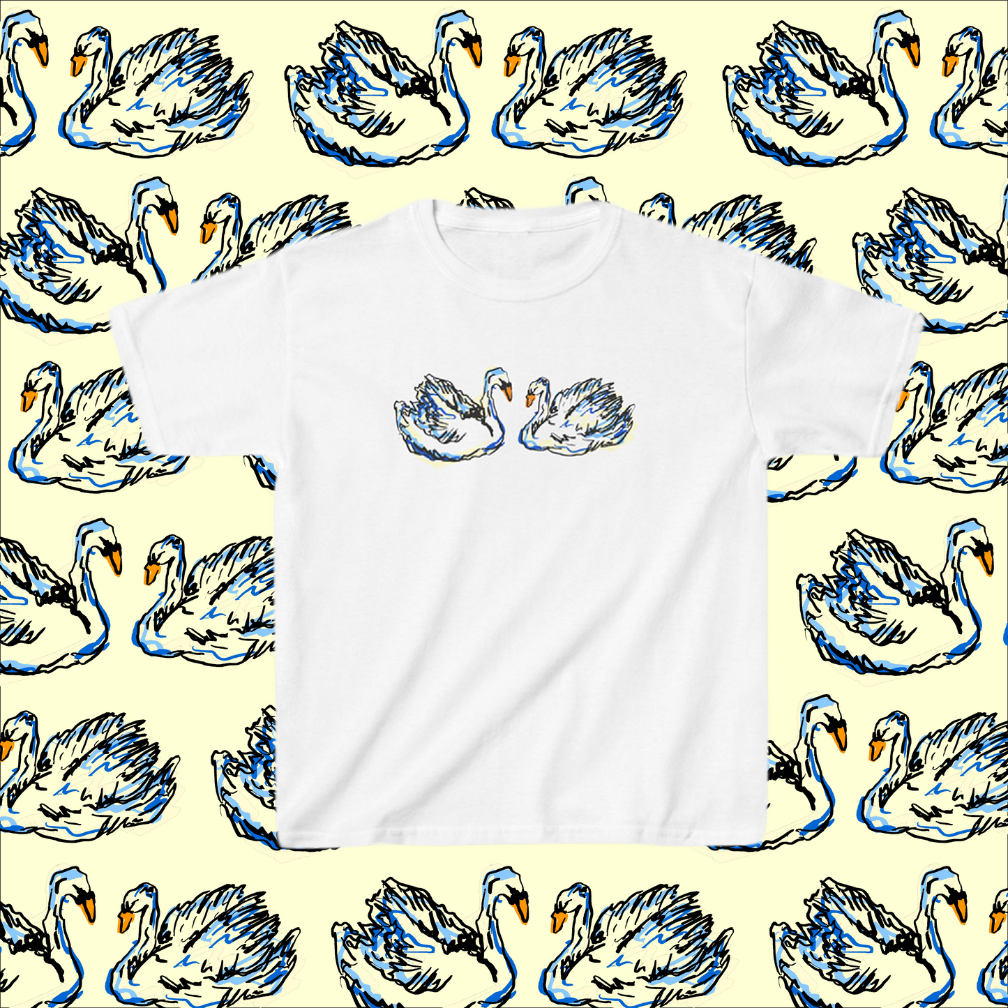 Swans Baby Tee