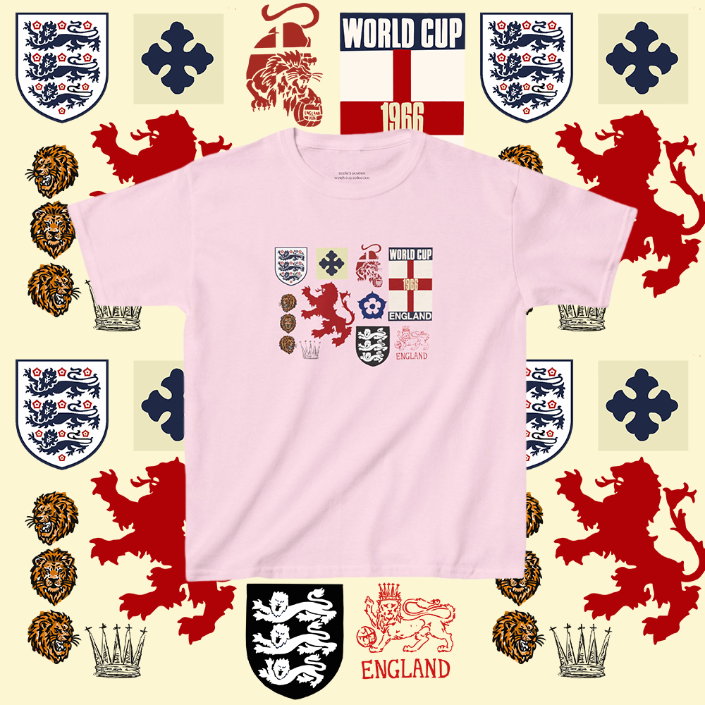 England Sticker Baby Tee
