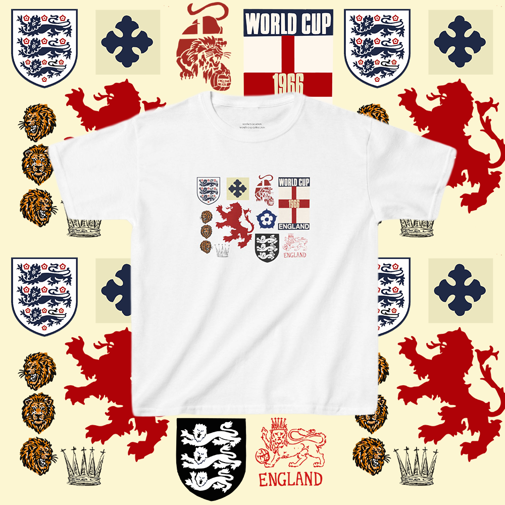 England Sticker Baby Tee