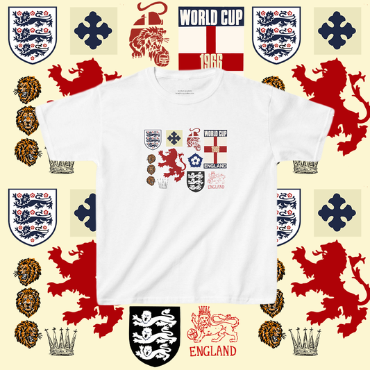 England Sticker Baby Tee